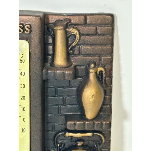 Midcentury MCM 1975 Miller Studio Chalkware "Bless This House" Thermometer - Picture 4 of 5